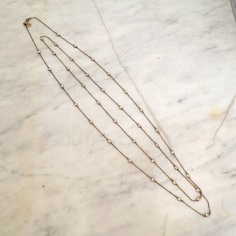 Swarovski touchstone crystal necklace